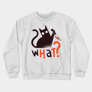 Funny cat Crewneck Sweatshirt